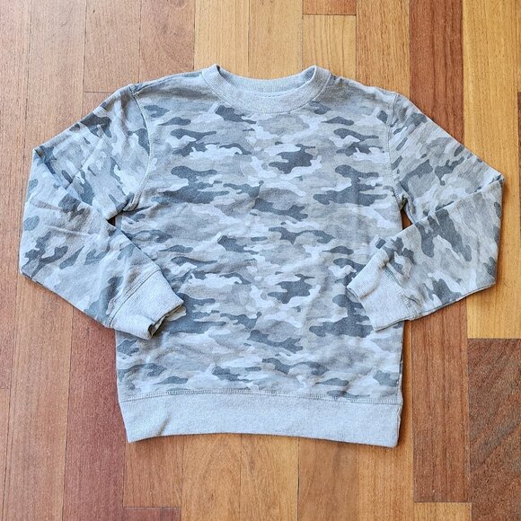Hudson Gray Camo Crew Neck Sweatshirt Size Small - Picture 3 of 7